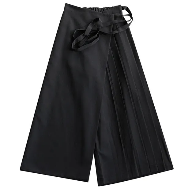 2021 New!!! Women's  Split Wide Leg Loose Fit Pleated Trousers Sizes S - XL