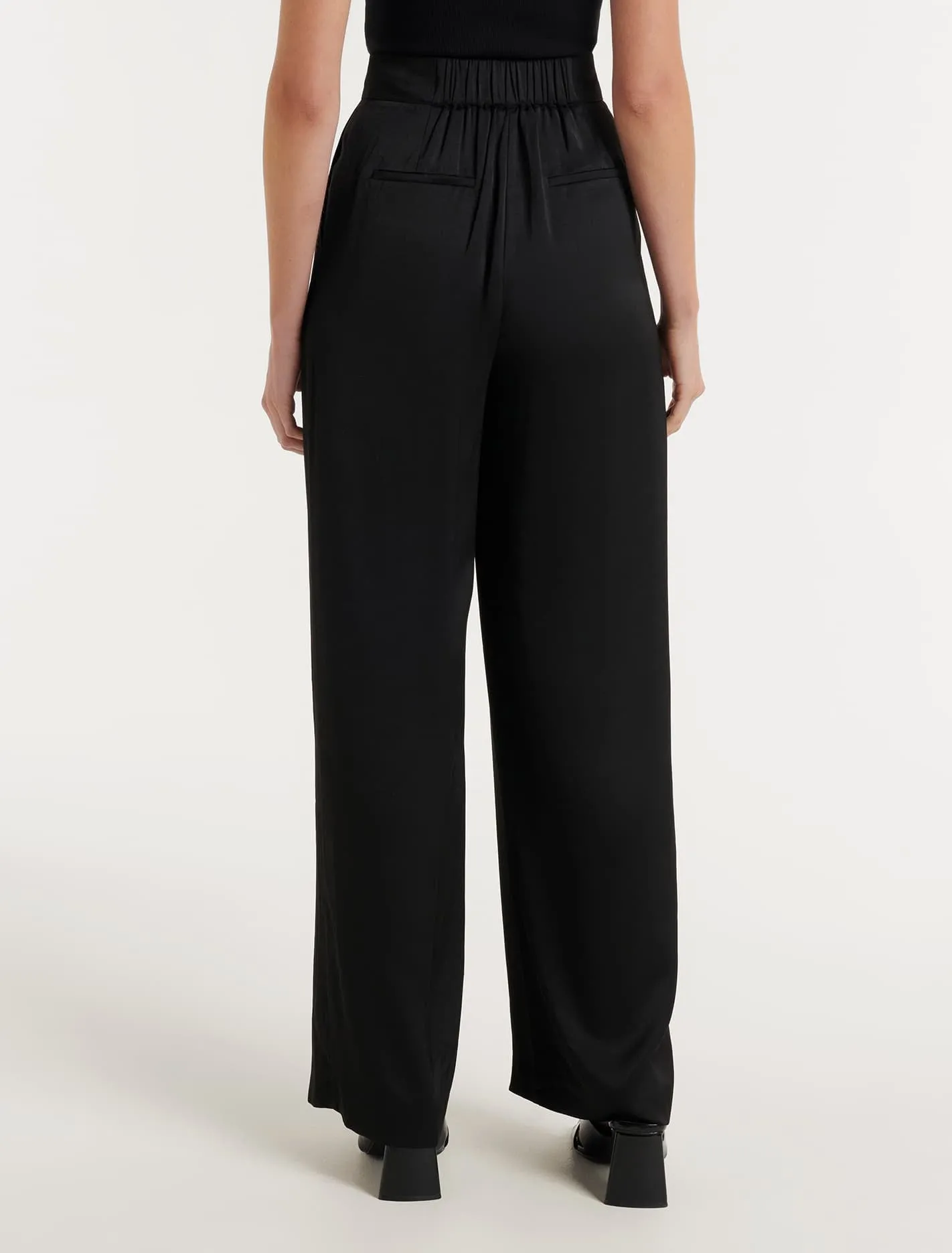 Alora Satin Wide Leg Pants