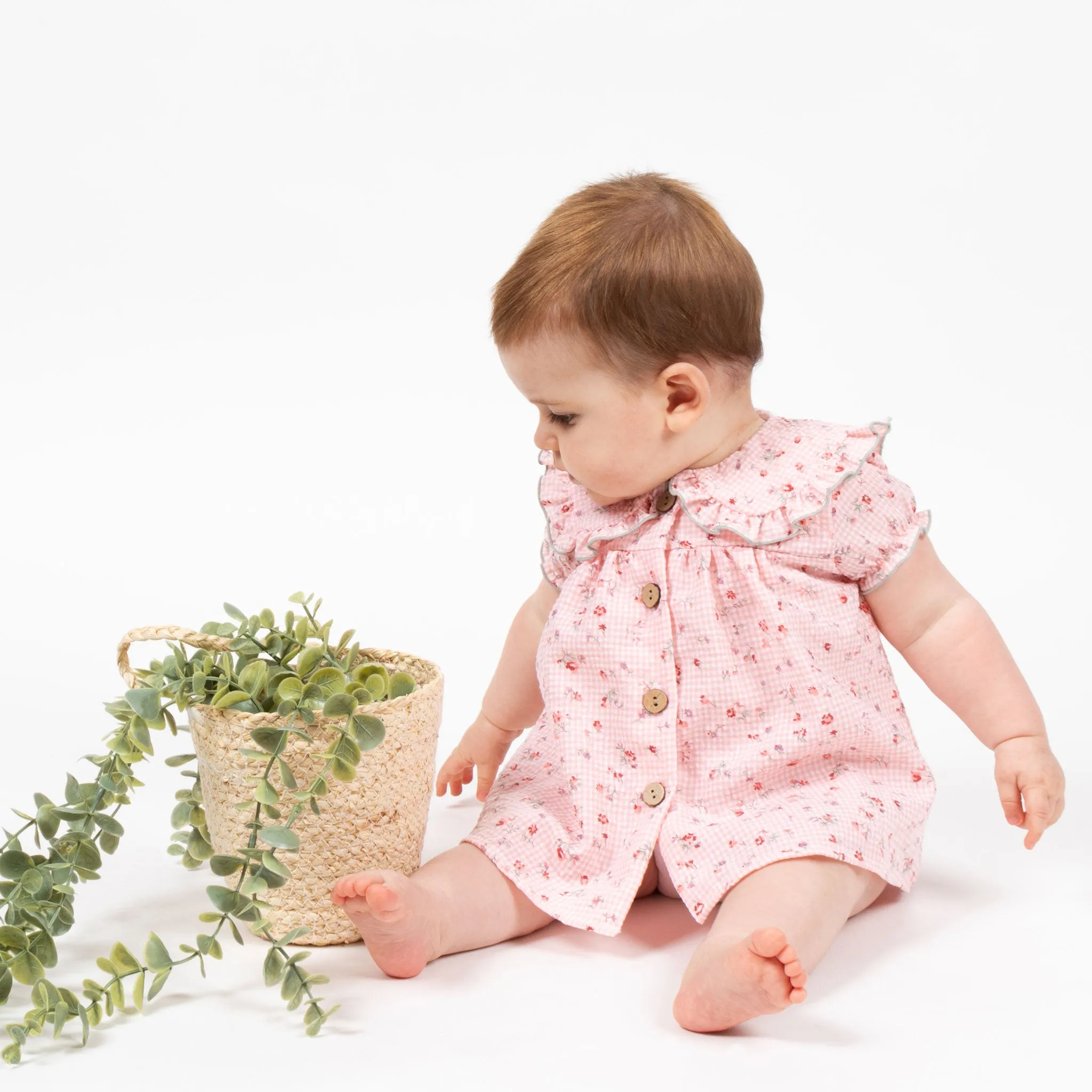 Baby Girls Floral Dress - Calamaro 21253