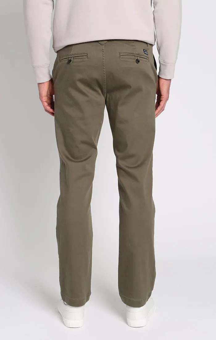 Bowie Straight Fit Tencel Twill Chino Pant