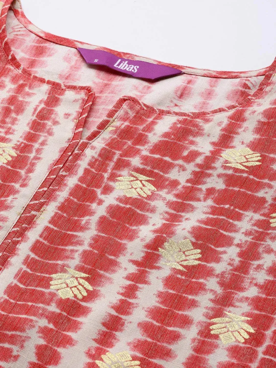 Coral Printed Rayon Straight Kurta With Trousers & Dupatta