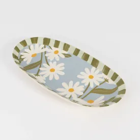 Fleur Ceramic Serving Tray