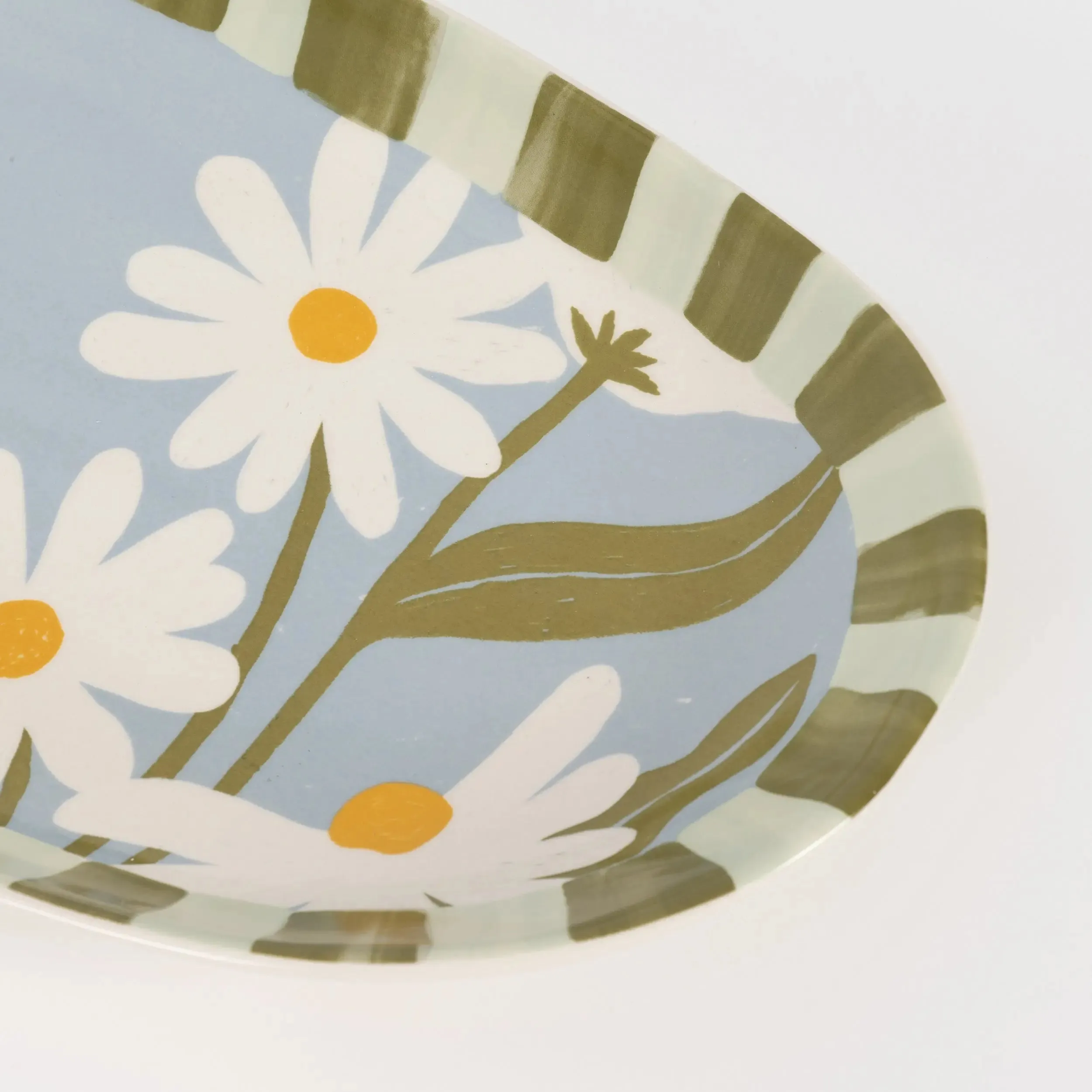 Fleur Ceramic Serving Tray