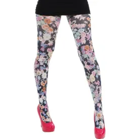 Floral Patterned Tights Garden For All