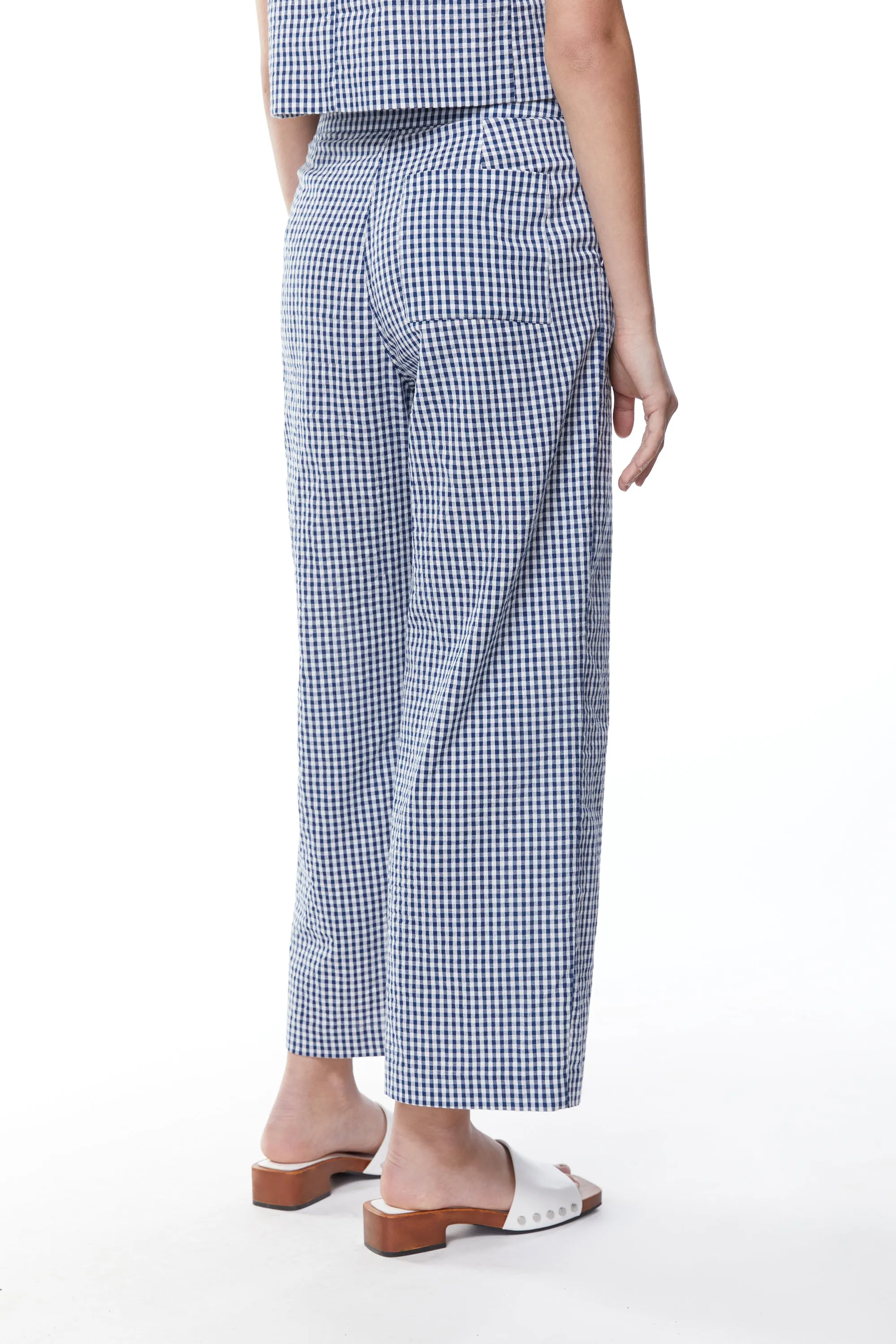 GINGHAM PANTS