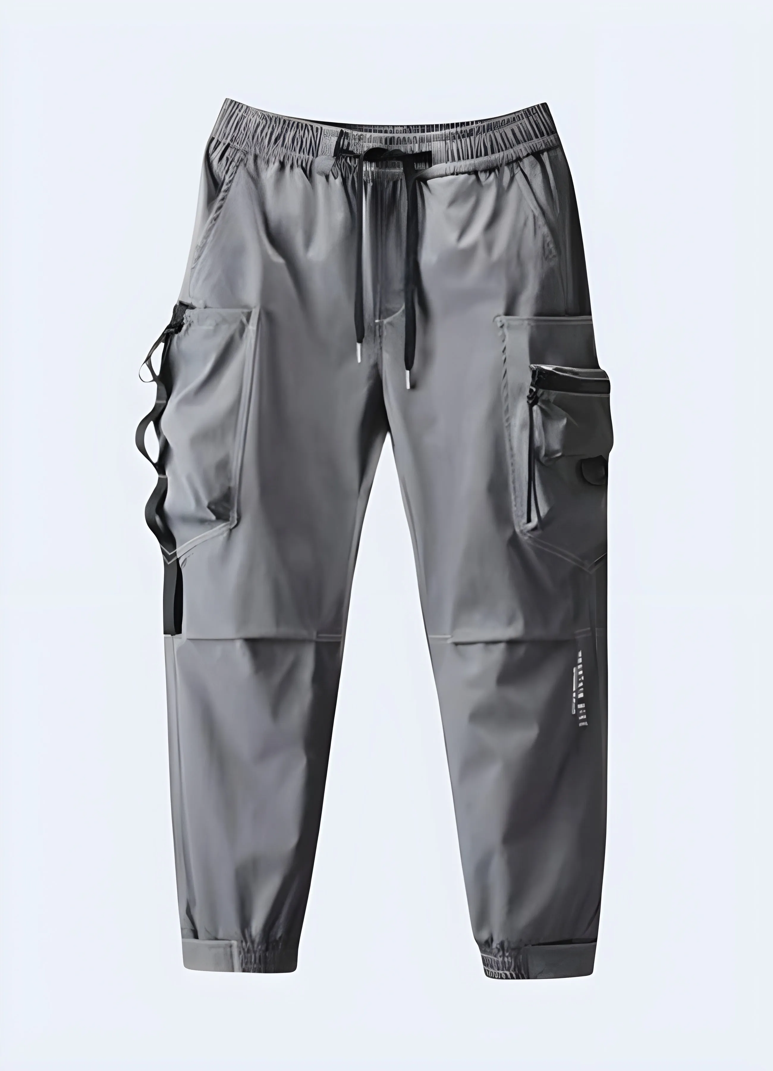 Grey Skinny Cargo Pants