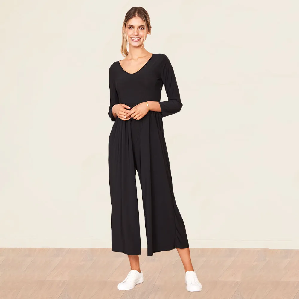 Hallie Jumpsuit (Black)