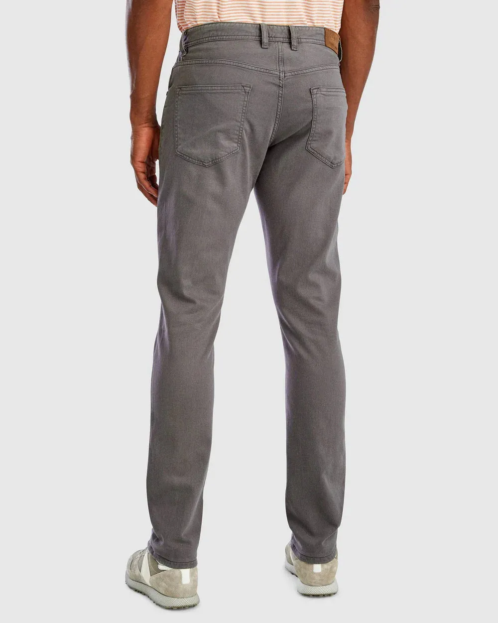 Johnnie-O Hugo 5-Pocket Pant In Granite