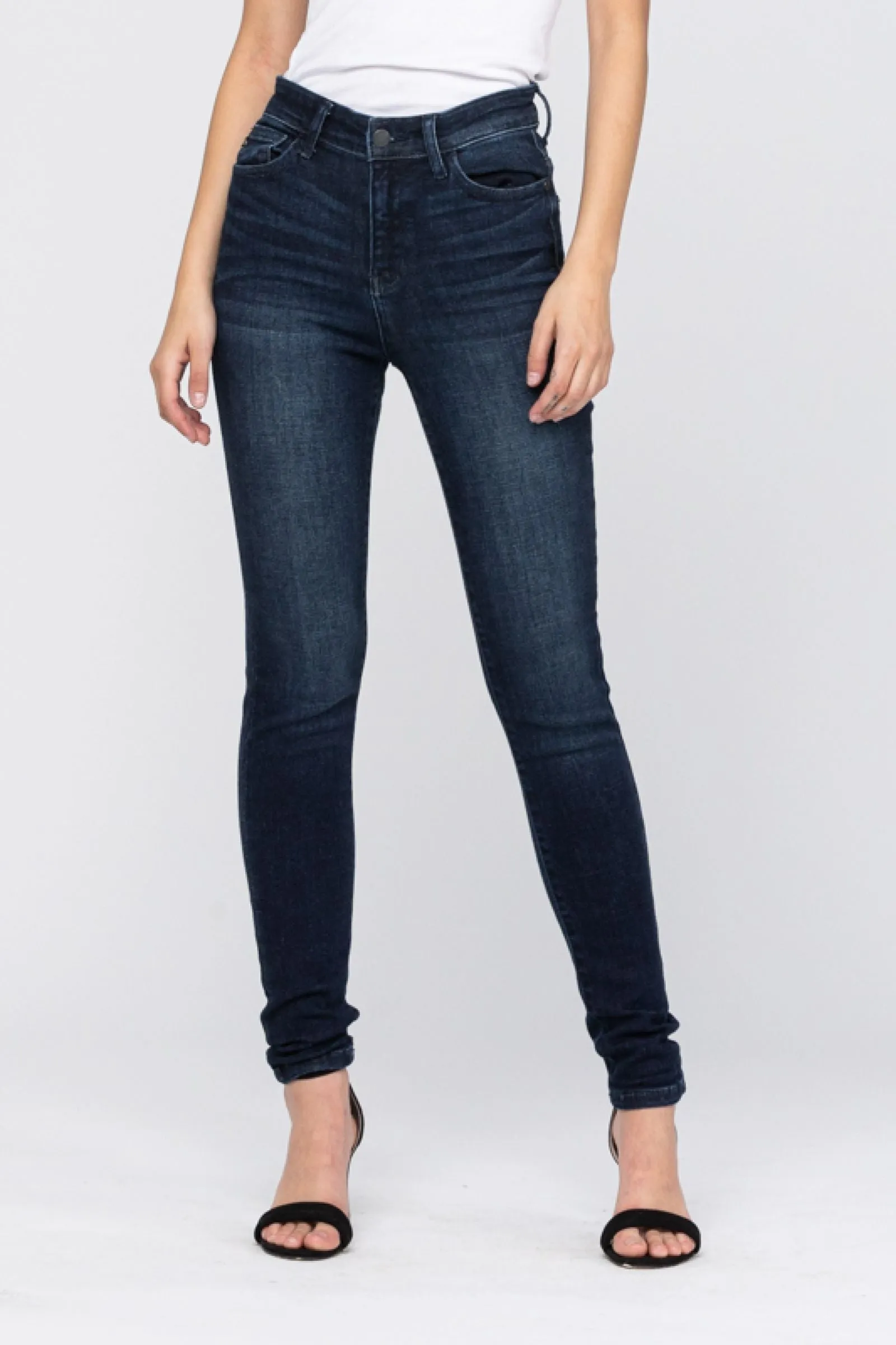 Judy Blue High Waist Super Dark Skinny Jeans