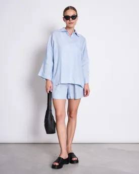 LINEN SHIRT MONS SKY BLUE