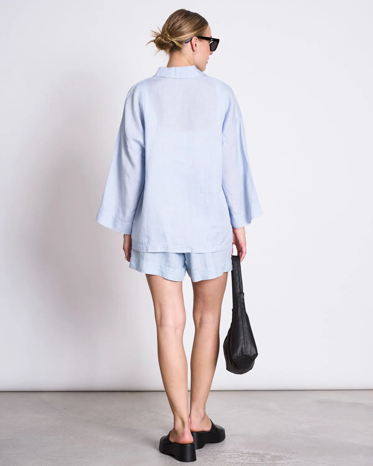 LINEN SHIRT MONS SKY BLUE