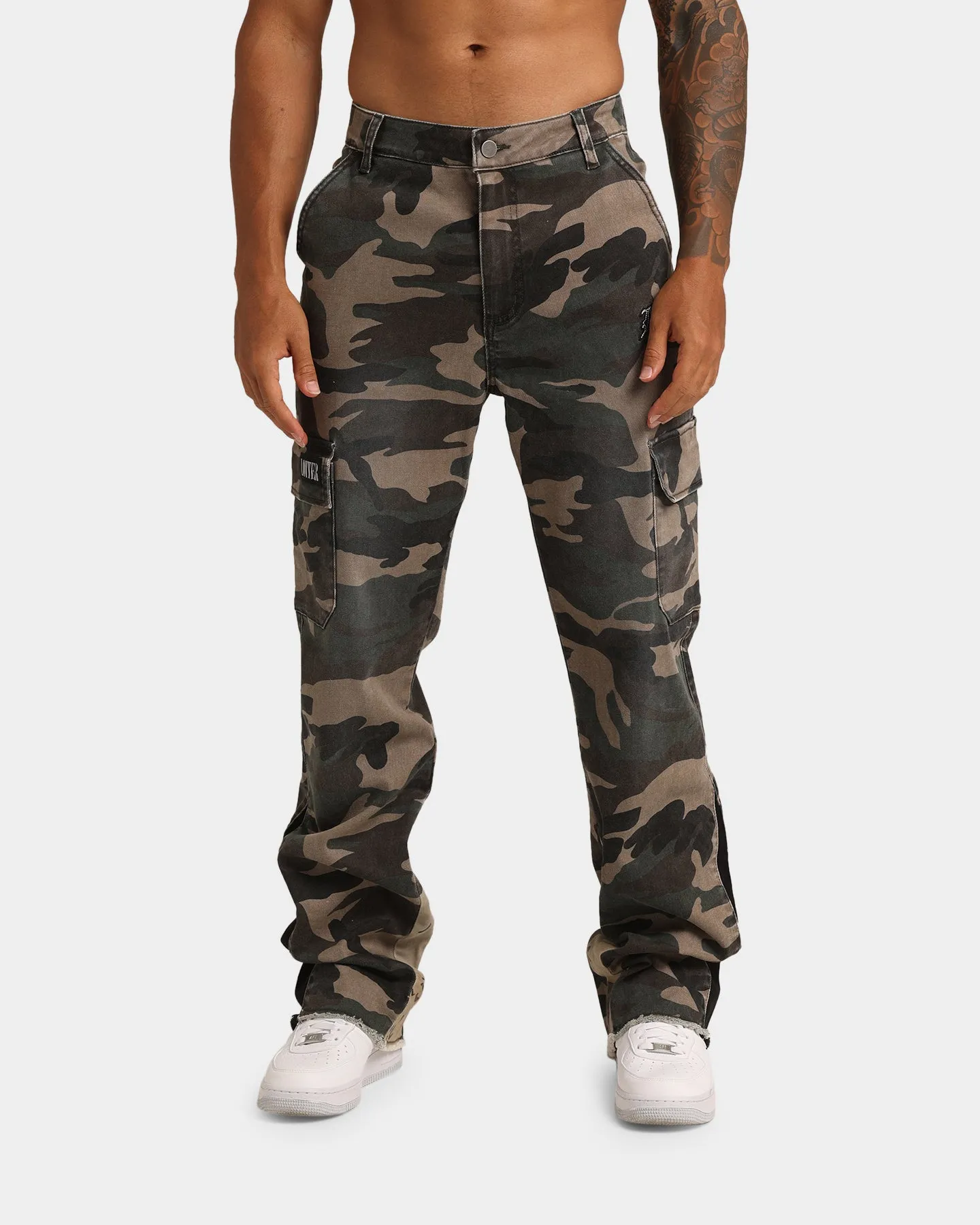 Loiter Tracker Flare Cargo Pants Camo