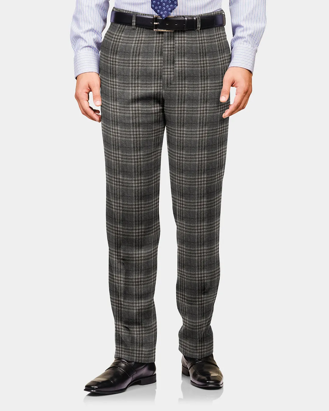 Loro Piana: Grey Tartan Checks