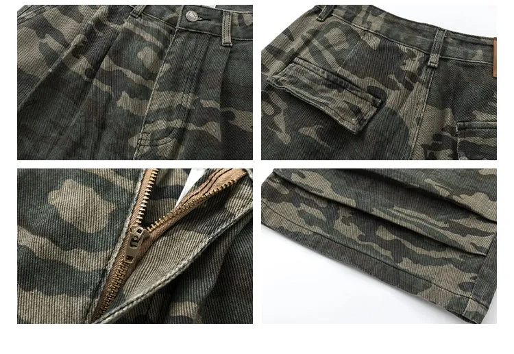 MADWITCH Urban Warrior Camo Cargo Culottes