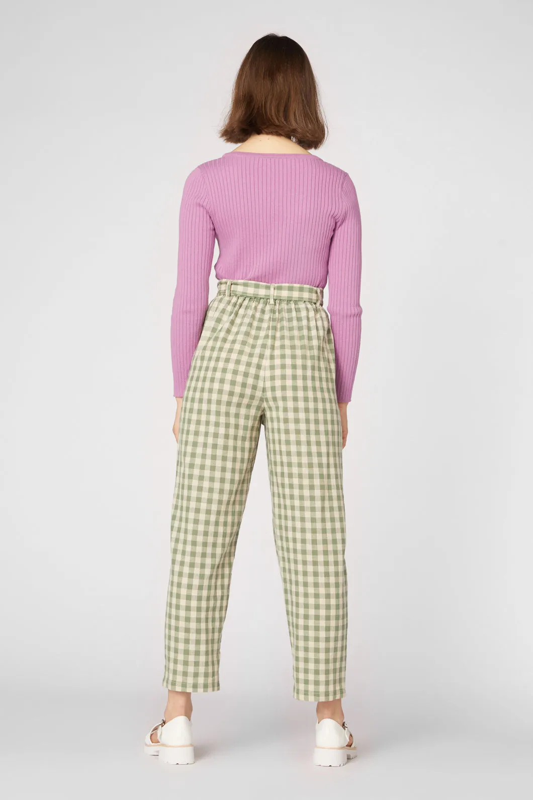 Maggie Gingham Check Pant