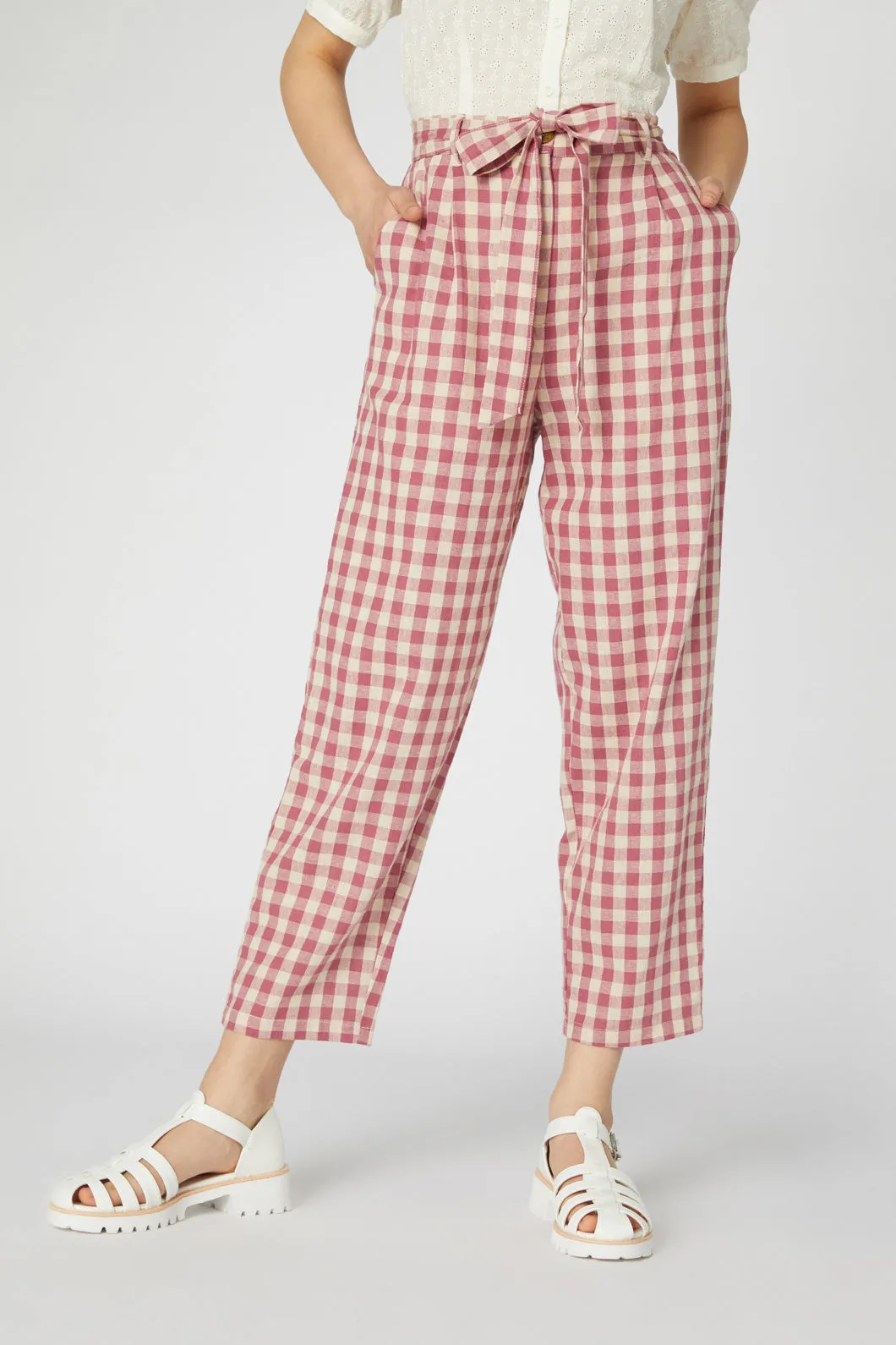 Maggie Gingham Check Pant