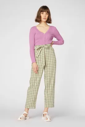 Maggie Gingham Check Pant