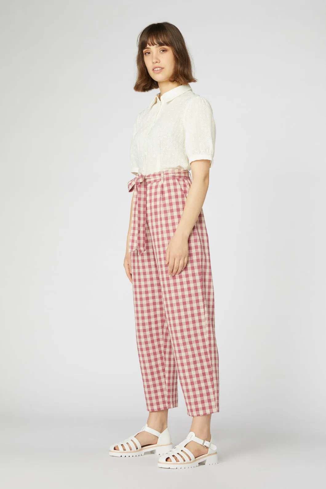 Maggie Gingham Check Pant