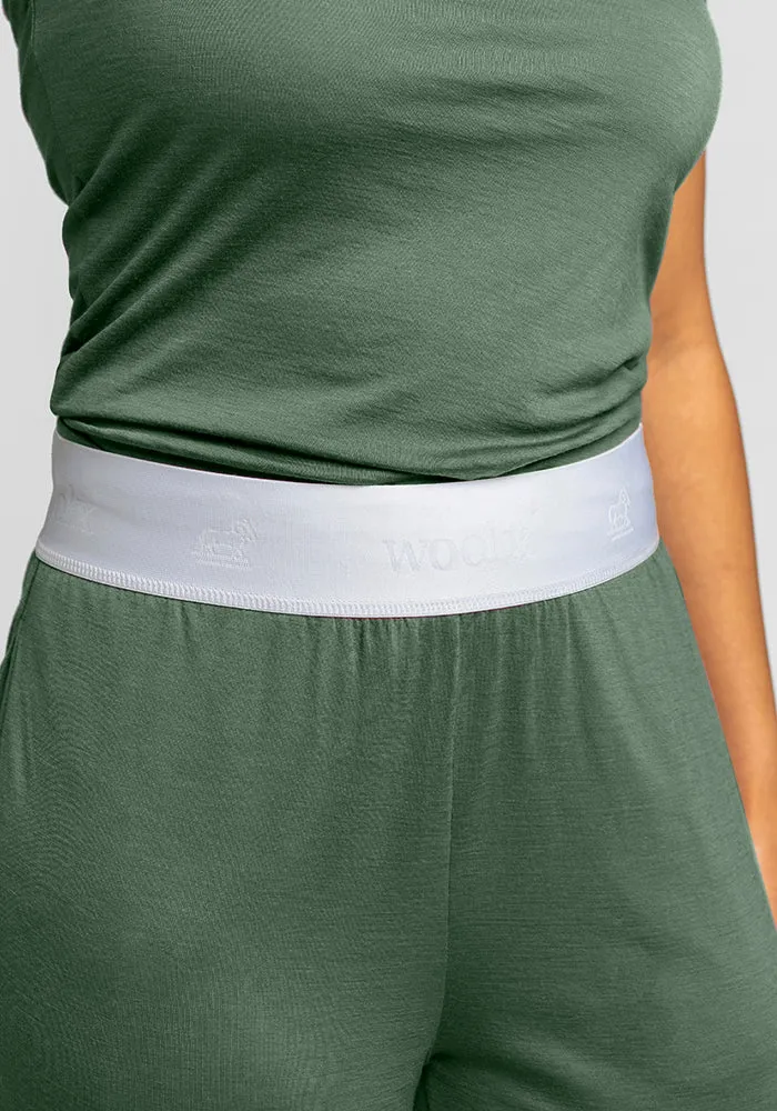 Maya Lounge Pants - Duck Green