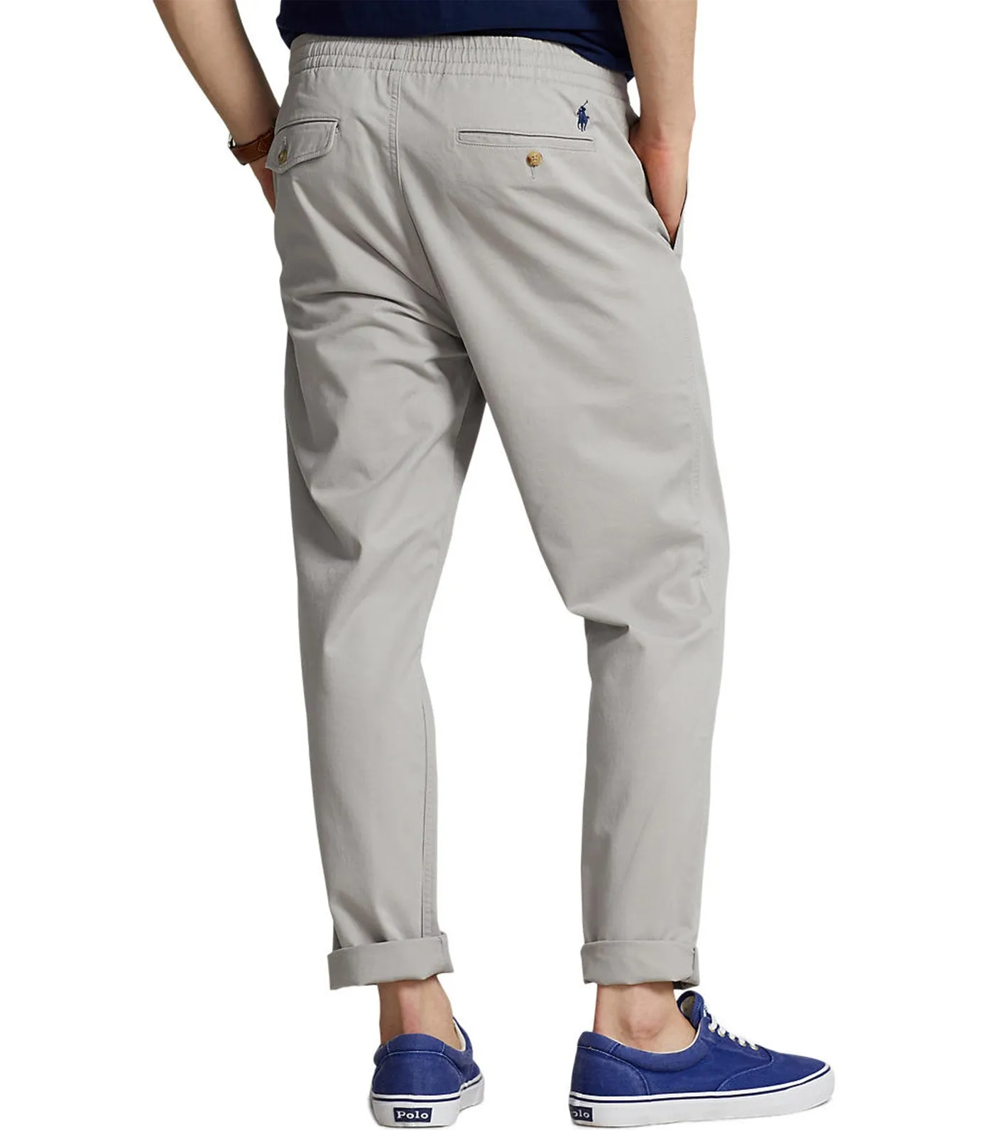 Men's Polo Prepster Classic Fit Chino Pants Gray