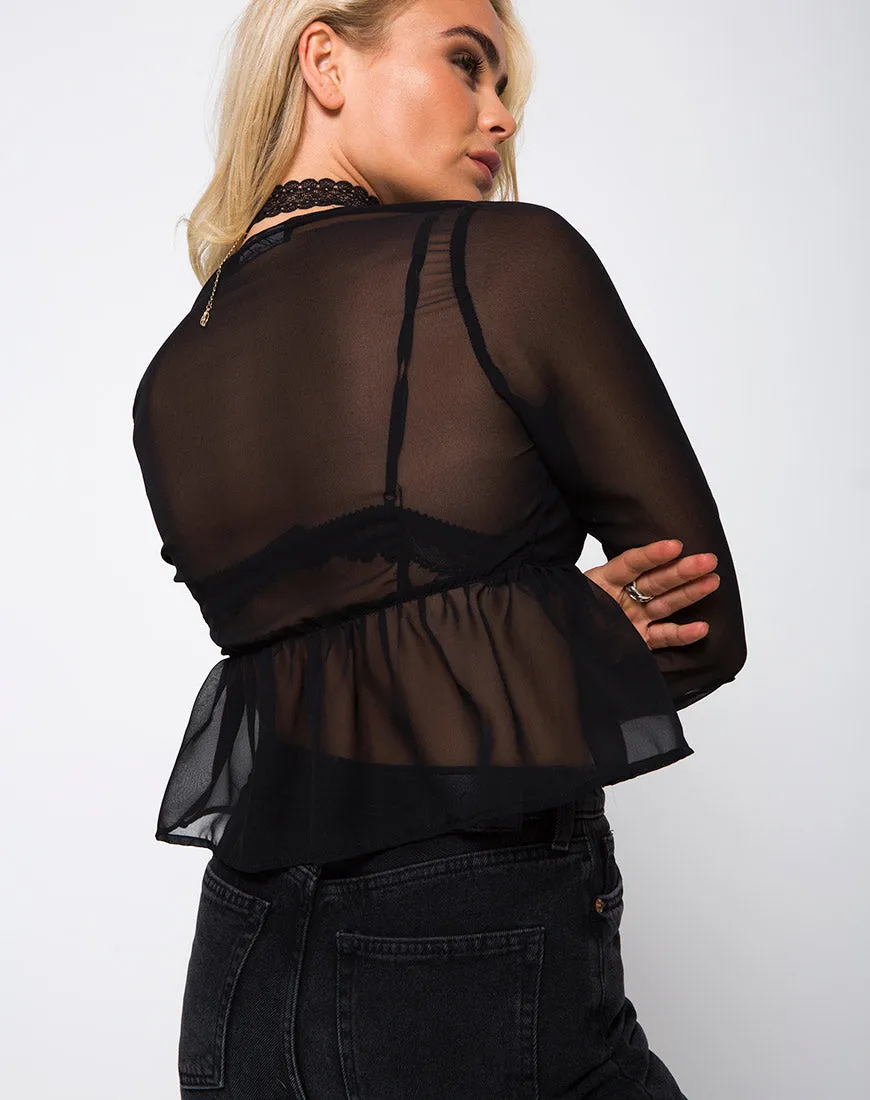 Mosca Top in Black