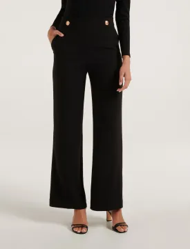 Naomi Button Wide Leg Pants