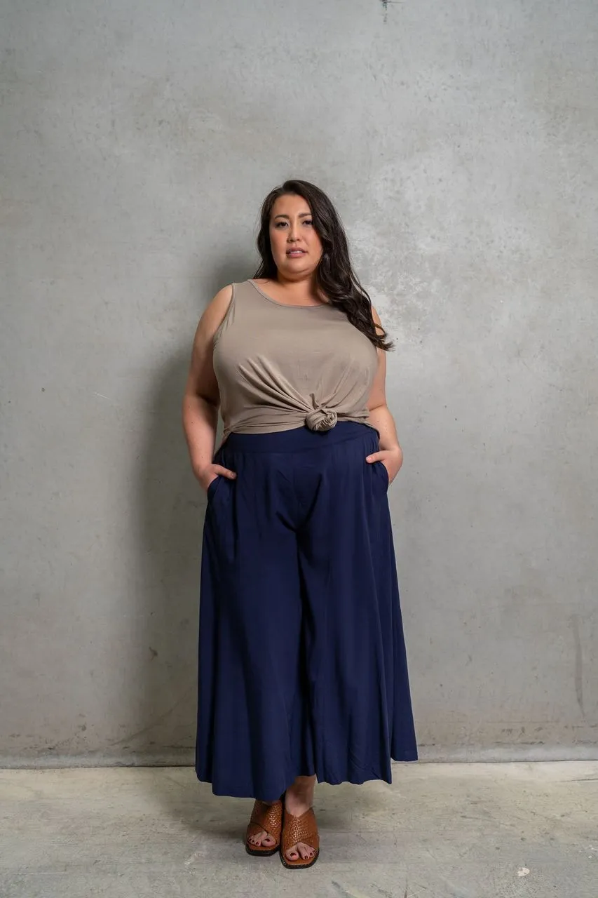 'OBSESSION' Culottes - Navy