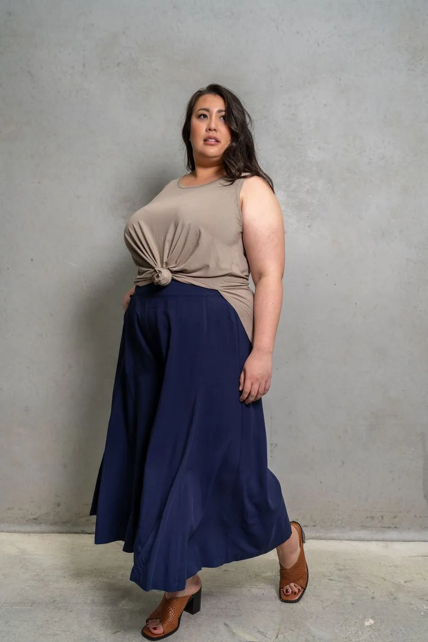 'OBSESSION' Culottes - Navy