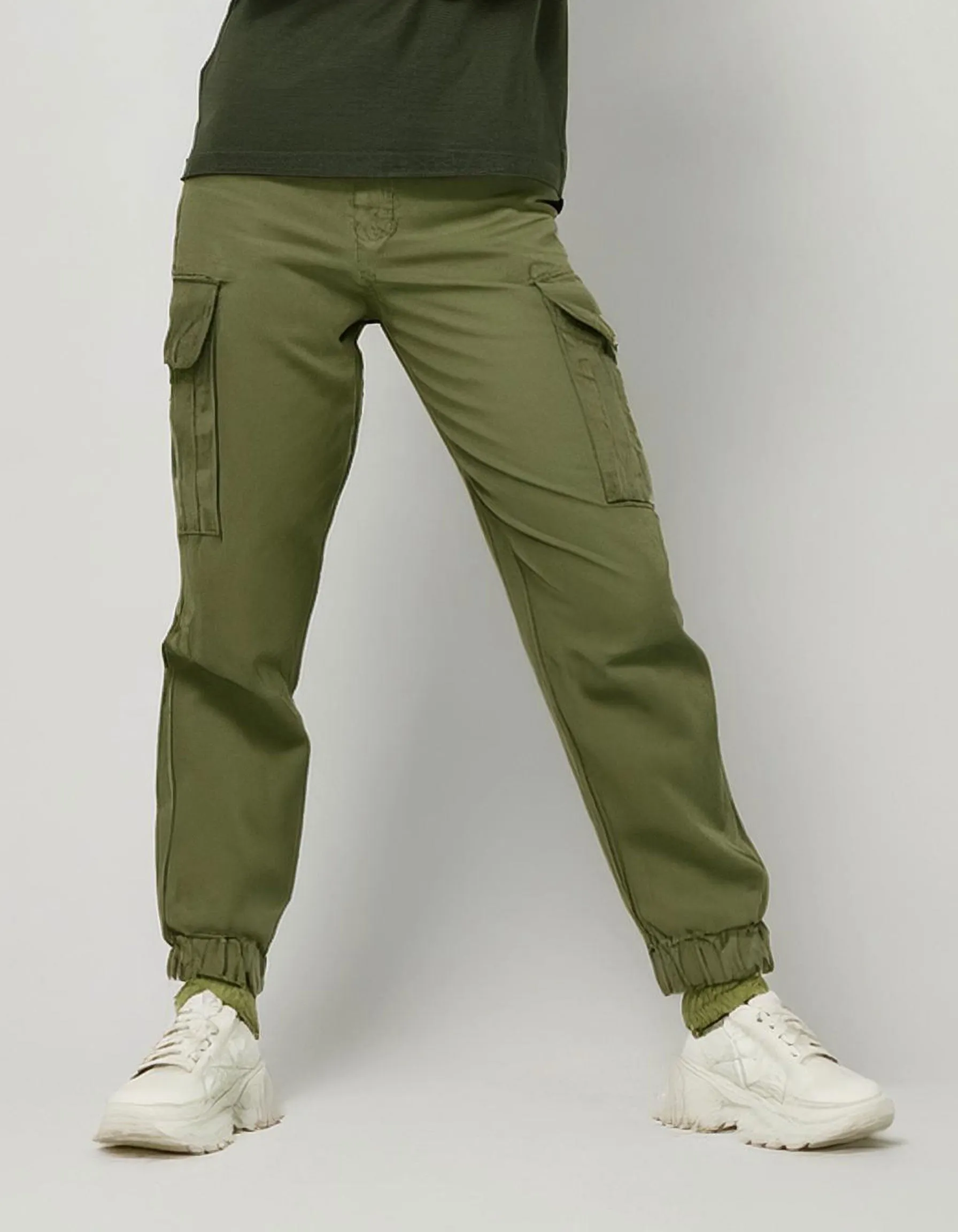 Olive Green Cargo Pants