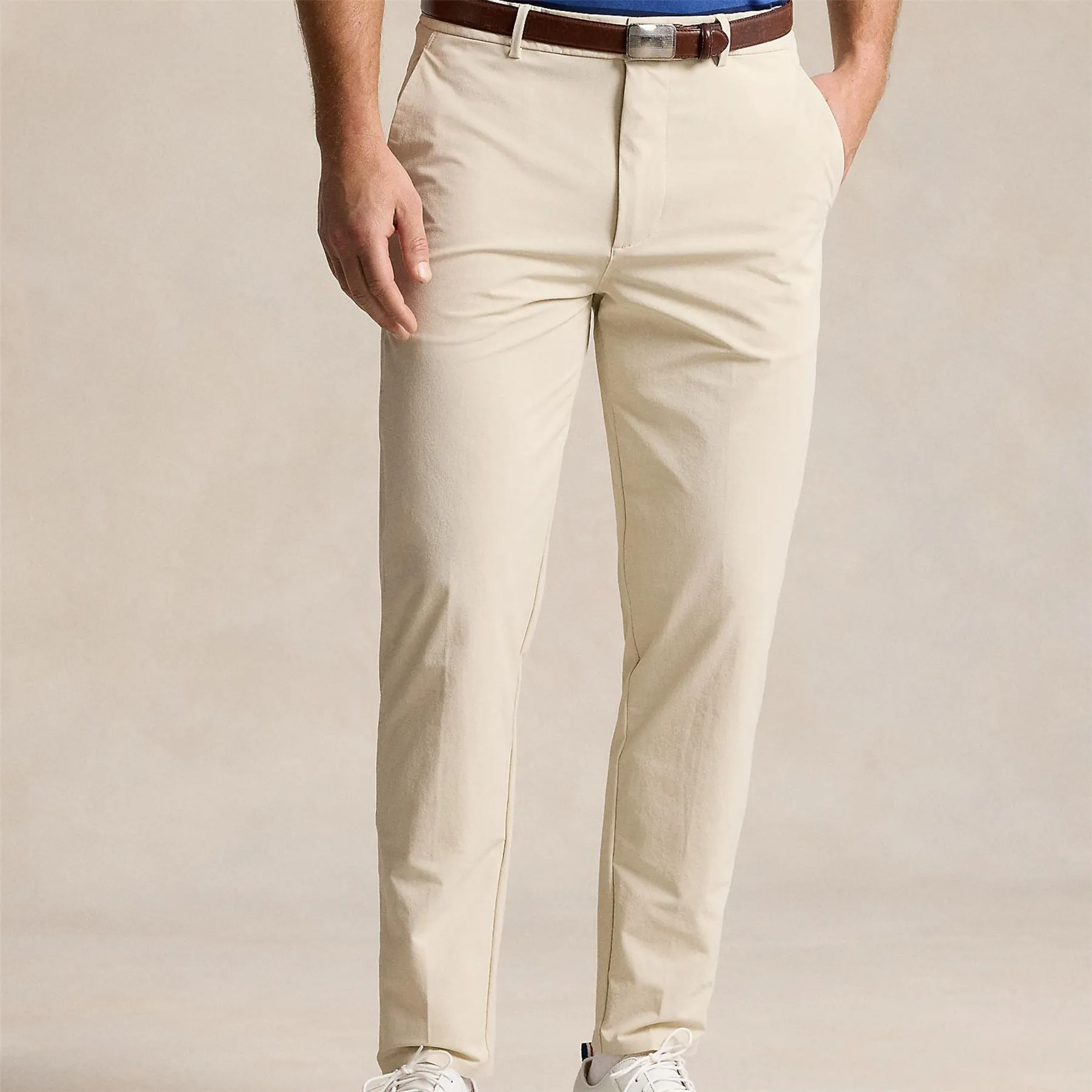 Performance Birdseye Pants Basic Sand - SS24