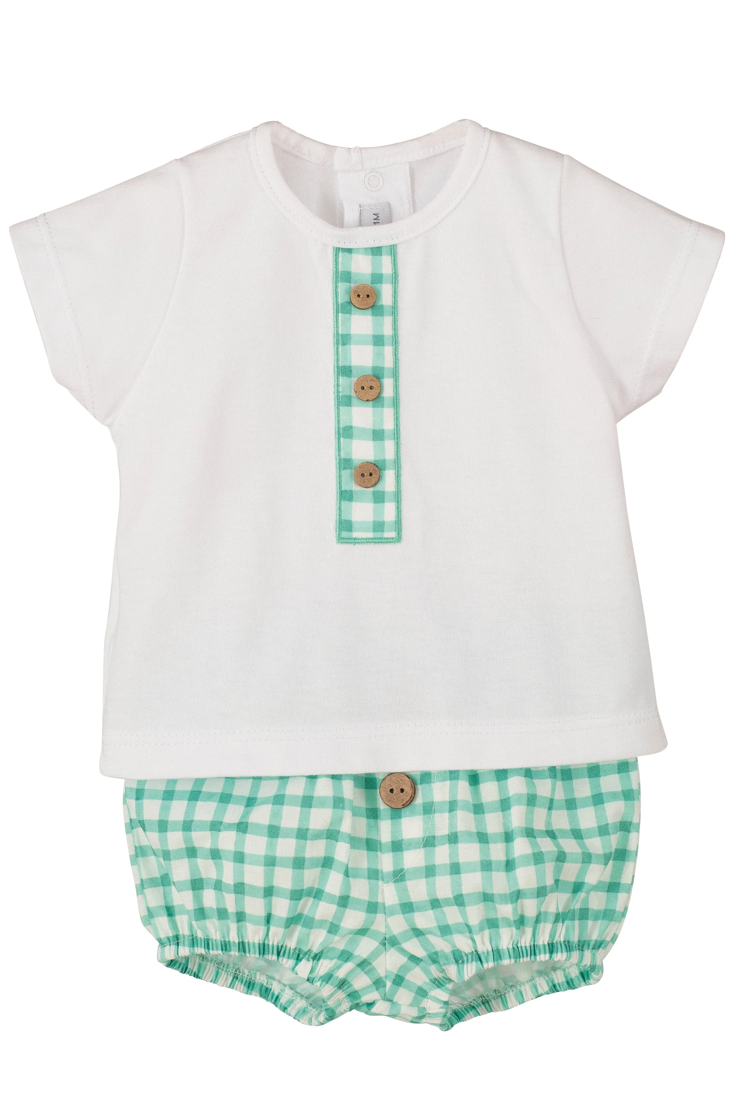 "Jack" Emerald Green Gingham Top & Jam Pants