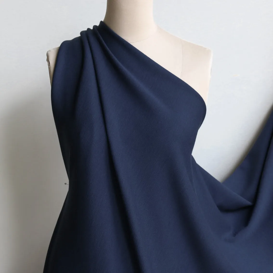 Remnant of Merino Wool Ponti - Indigo