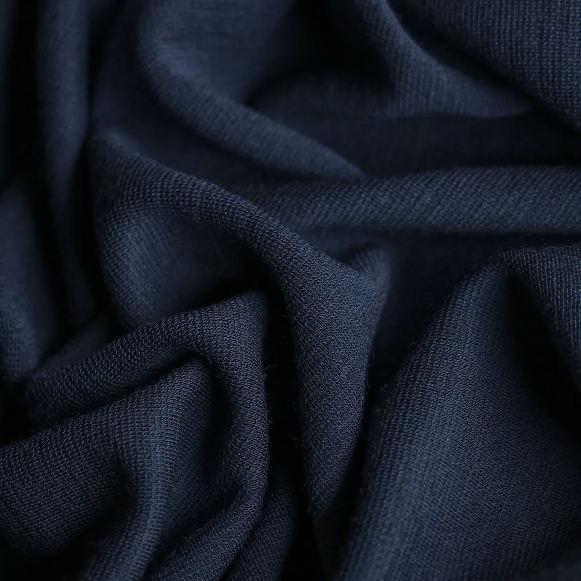 Remnant of Merino Wool Ponti - Indigo