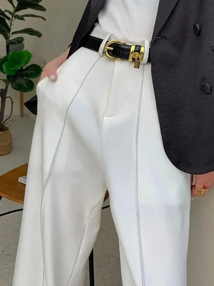 Sophisticated High Waist Wide Leg Pants