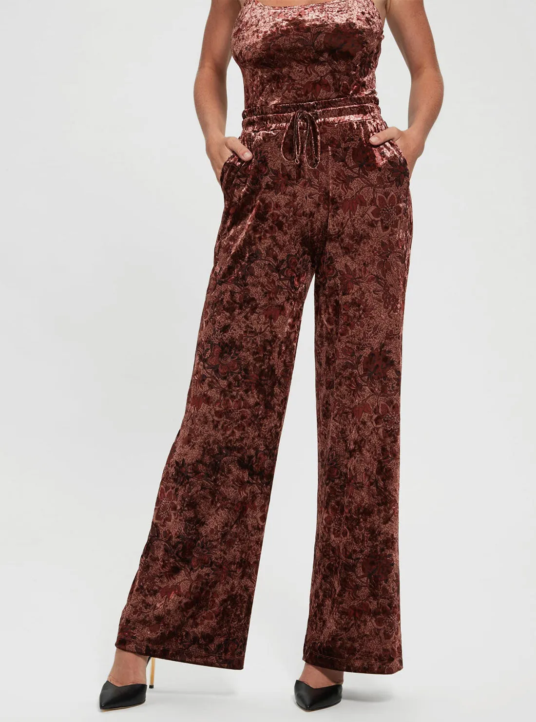 Spice Floral Jade Pants